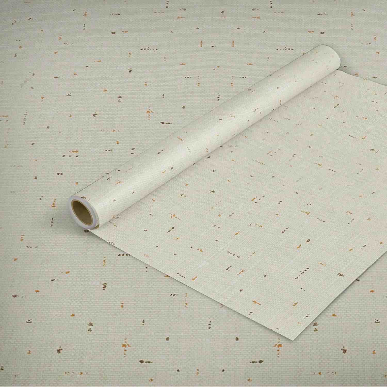Rolo Adesivo Decorado Linho 45 cm x 2 m - Revestimento Fácil para Móveis e Paredes