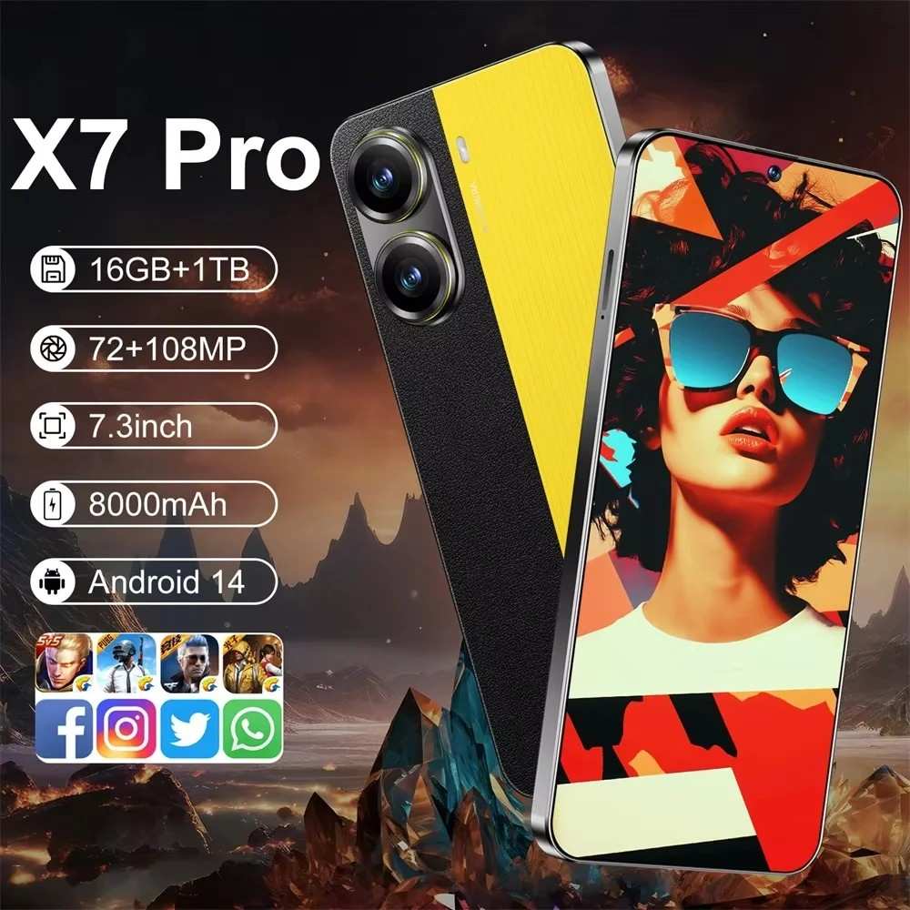 X7 Pro: O Smartphone Completo com 8000mAh!