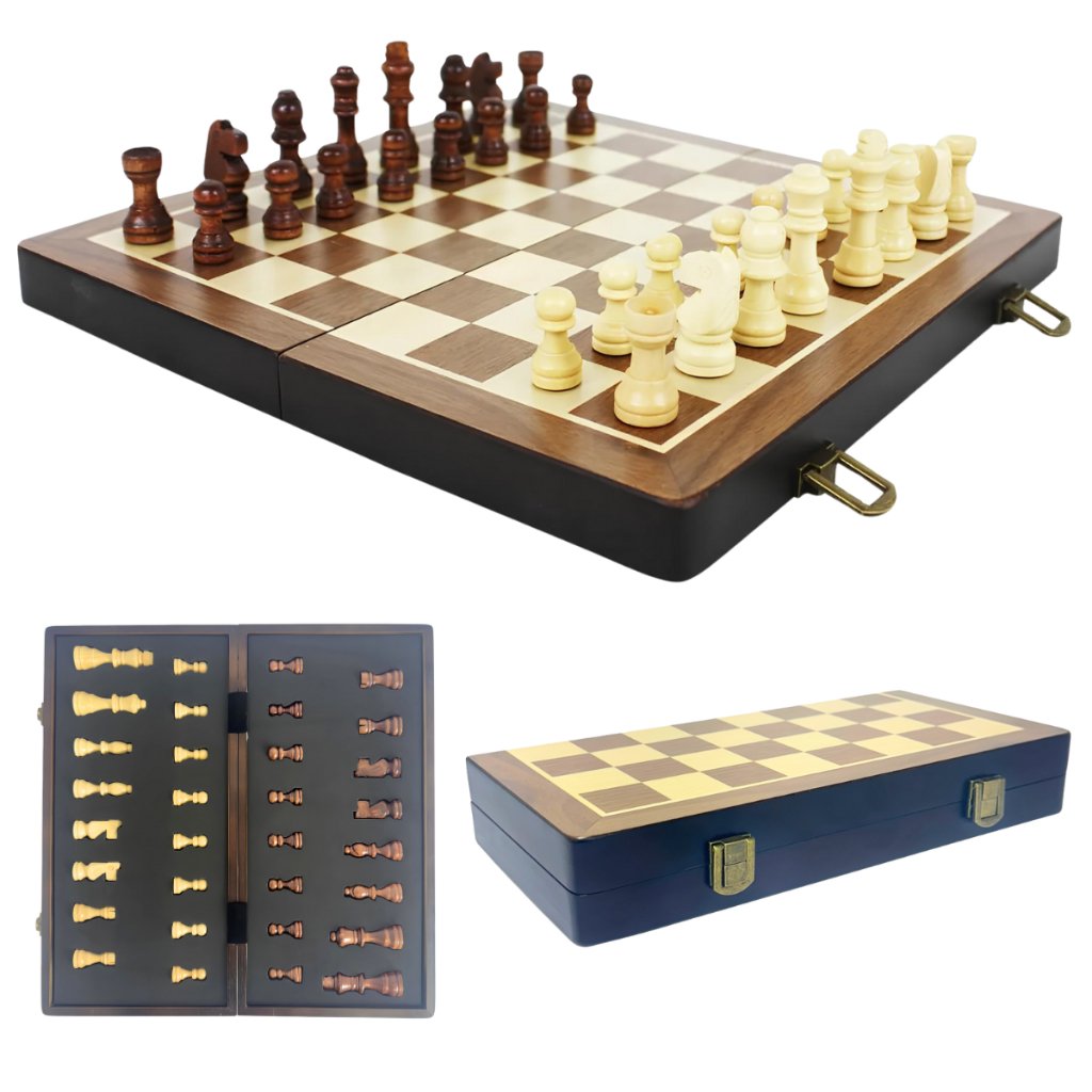 Xadrez Madeira 40x40cm: Jogo Profissional Premium
