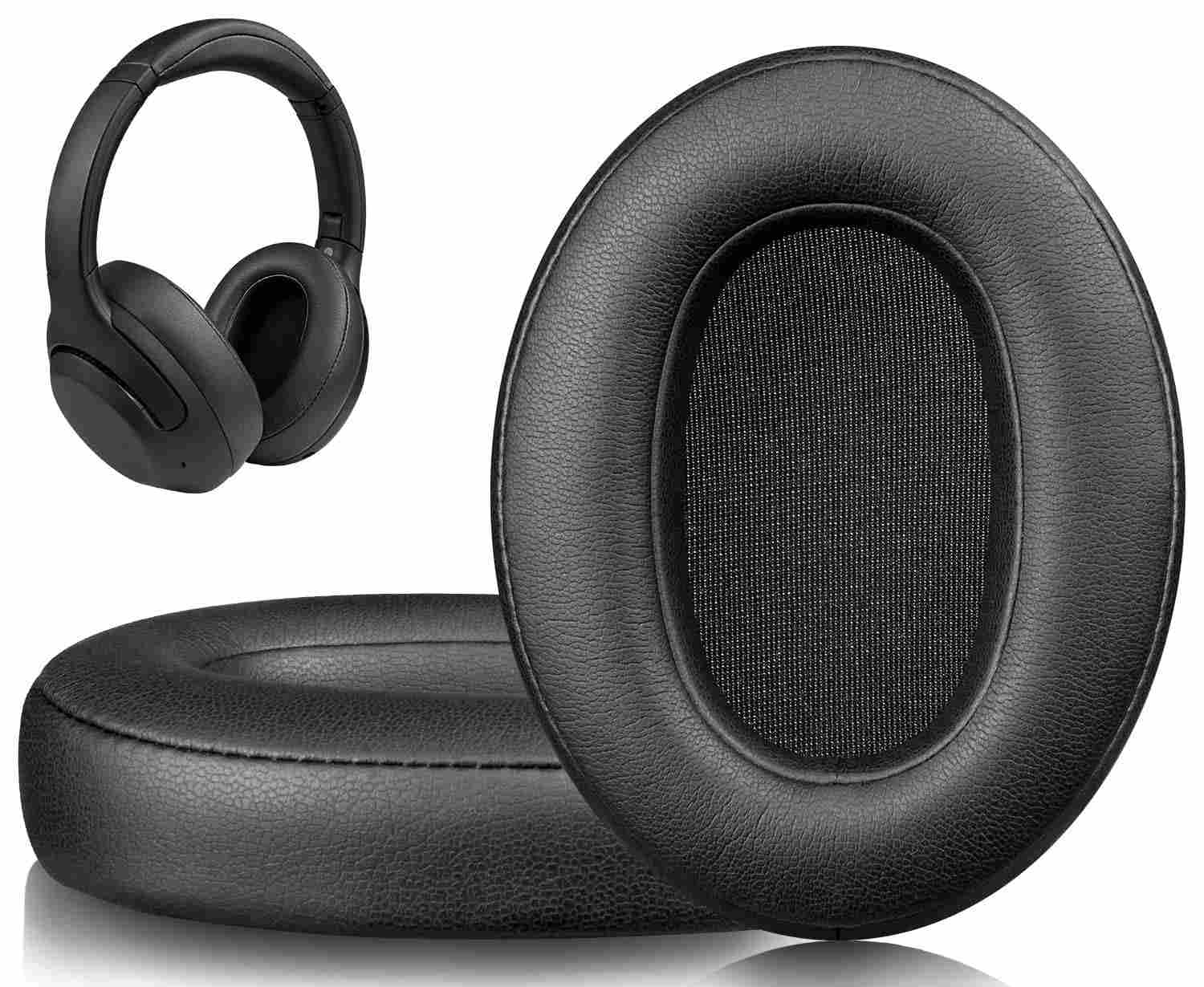 Almofadas SOULWIT Premium para Sony WH-XB900N/CH710N/CH720N/RF400/MDR-RF895RK - Isolamento de Ruído e Conforto Superior