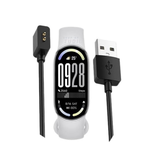 Cabo Carregador Magnético USB para Xiaomi Mi Band 10 e Smart Band 10 - Preto
