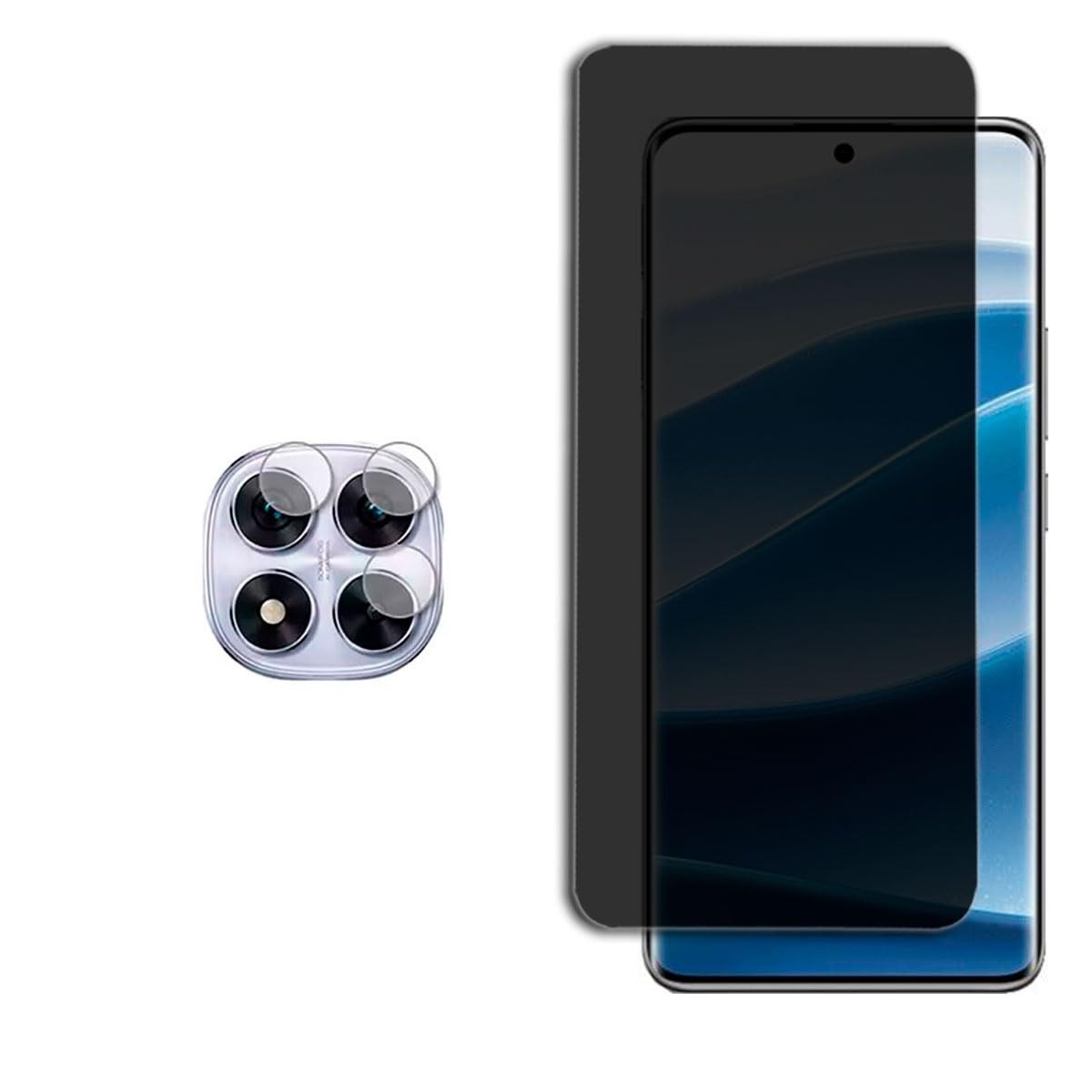 Película Privacidade 5D CORONITAS para Xiaomi Redmi Note 14 Pro 5G: Proteção Total Anti-Curioso