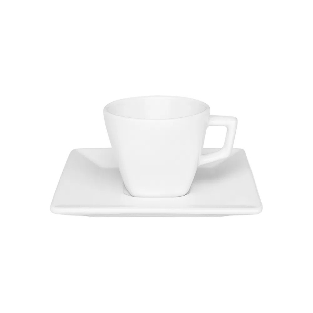 Xícara Quartier White 75ml: Charme e Praticidade