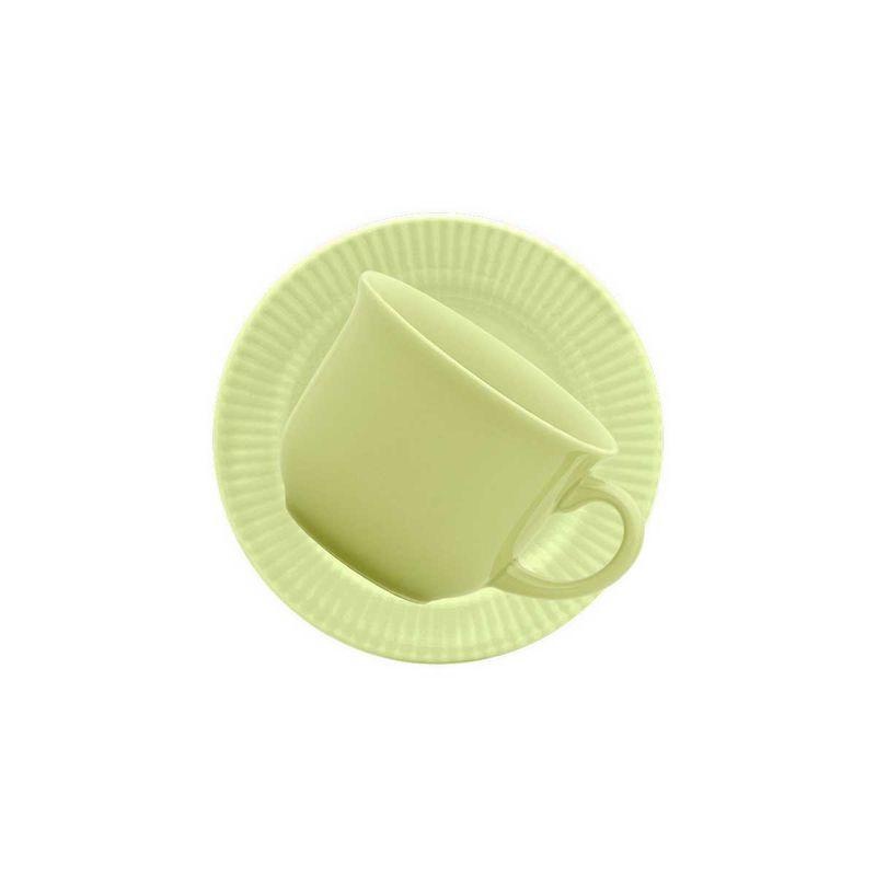 Xícaras Canelé Verde: Elegância à Sua Mesa