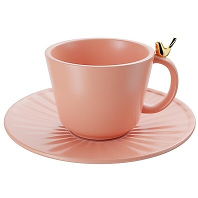 Xícaras de Chá Wolff Colibri Rosa: Elegância à Mesa