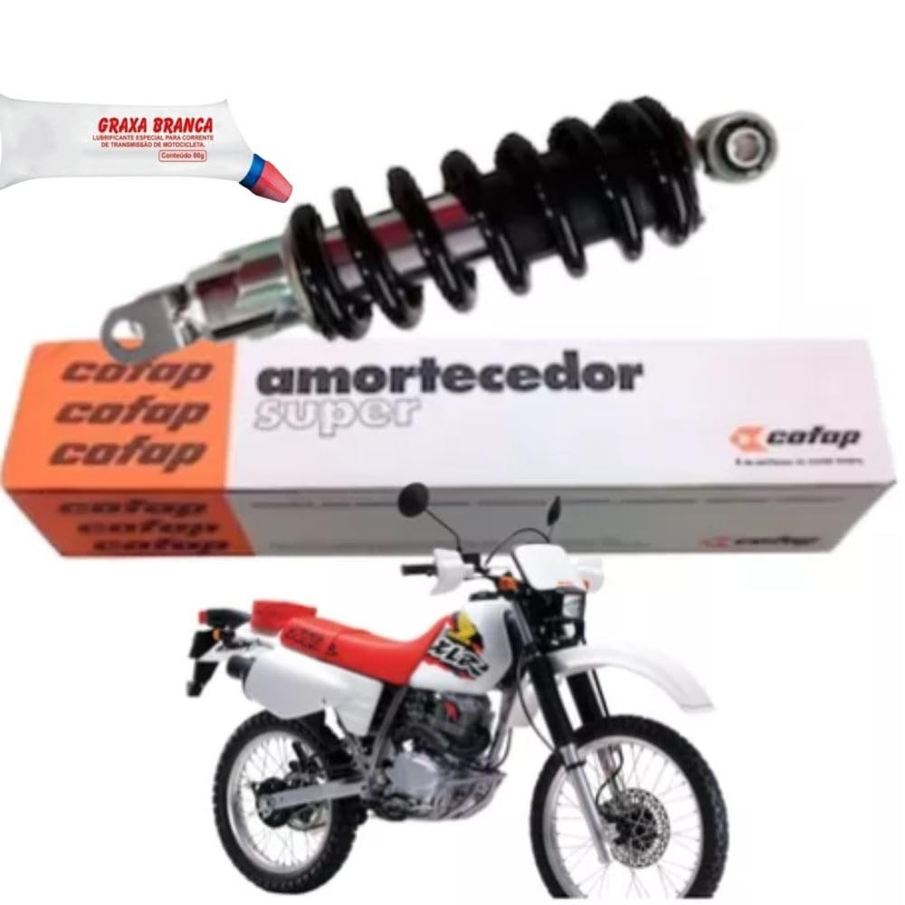 Combo Amortecedor Cofap Prolink Monoshock Honda XLR 125 (96-03) + Graxa Lubrificante