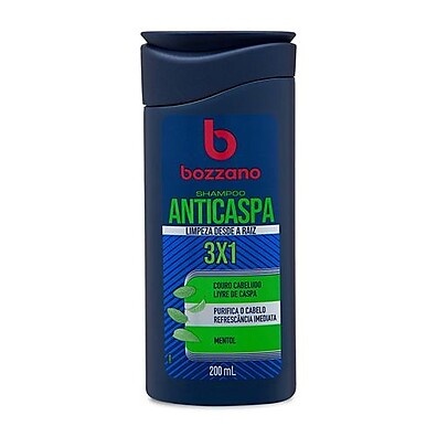 Xô Caspa! Shampoo 3x1 Bozzano 200ml