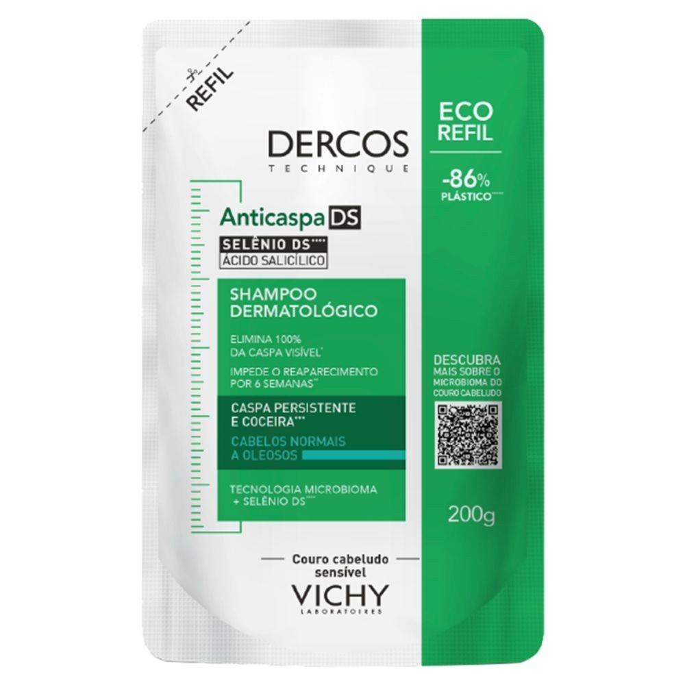 Xô Caspa! Shampoo DS Vichy Dercos 200g