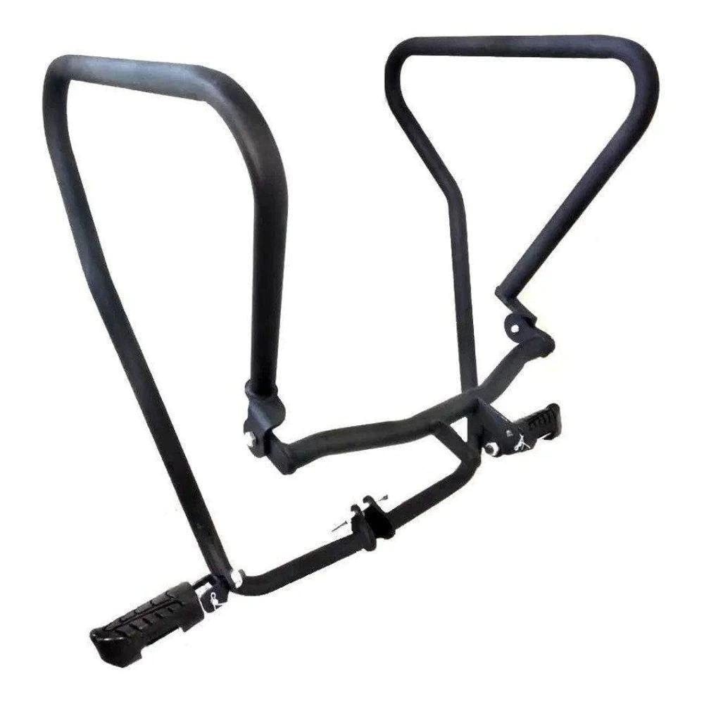Protetor de Carenagem e Motor Pro Tork Armor com Pedaleira Retrátil XR 250 Tornado 2008 Preto