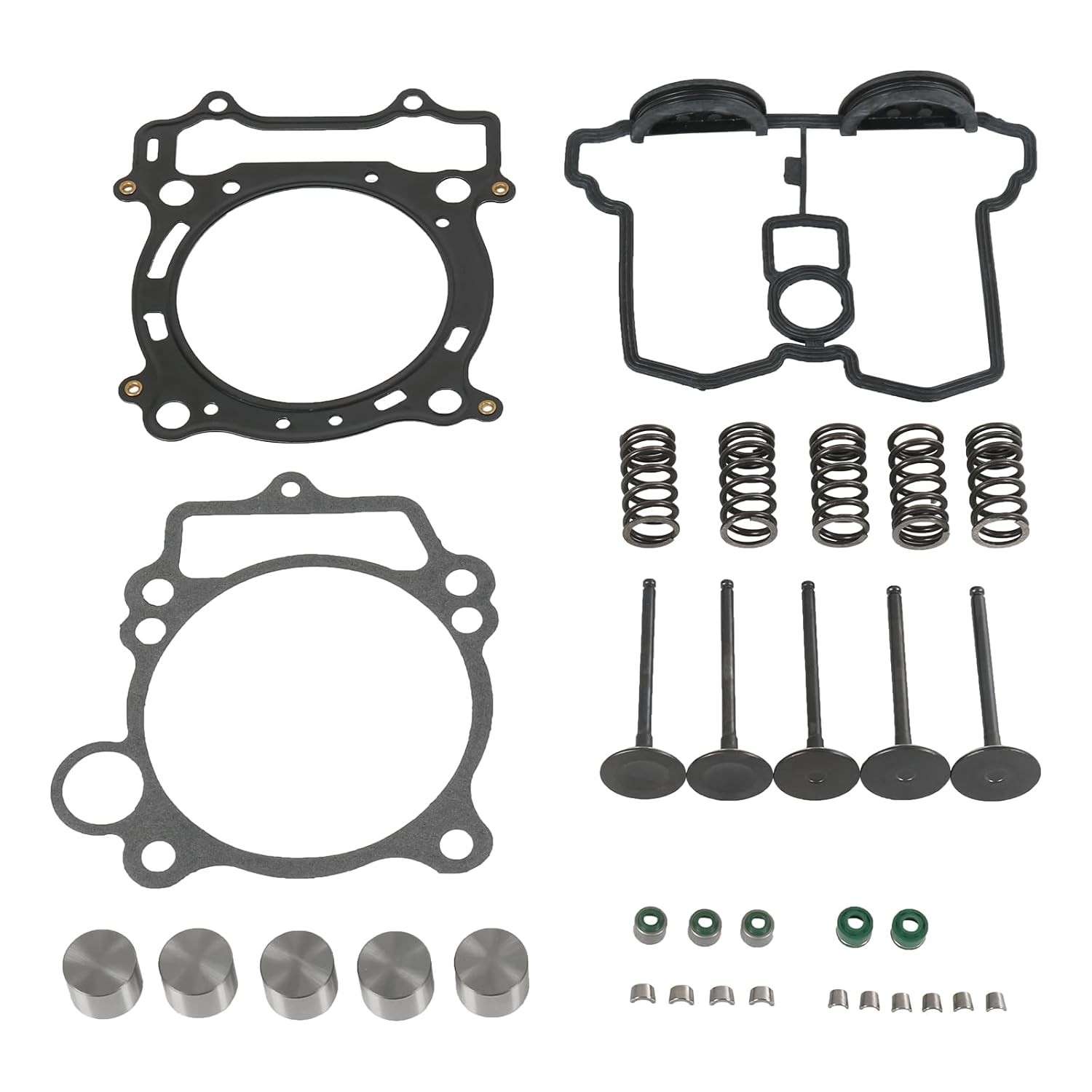 Kit Completo Válvulas e Juntas Cabeçote Yamaha WR/YZ/YFZ 450 - Performance e Durabilidade