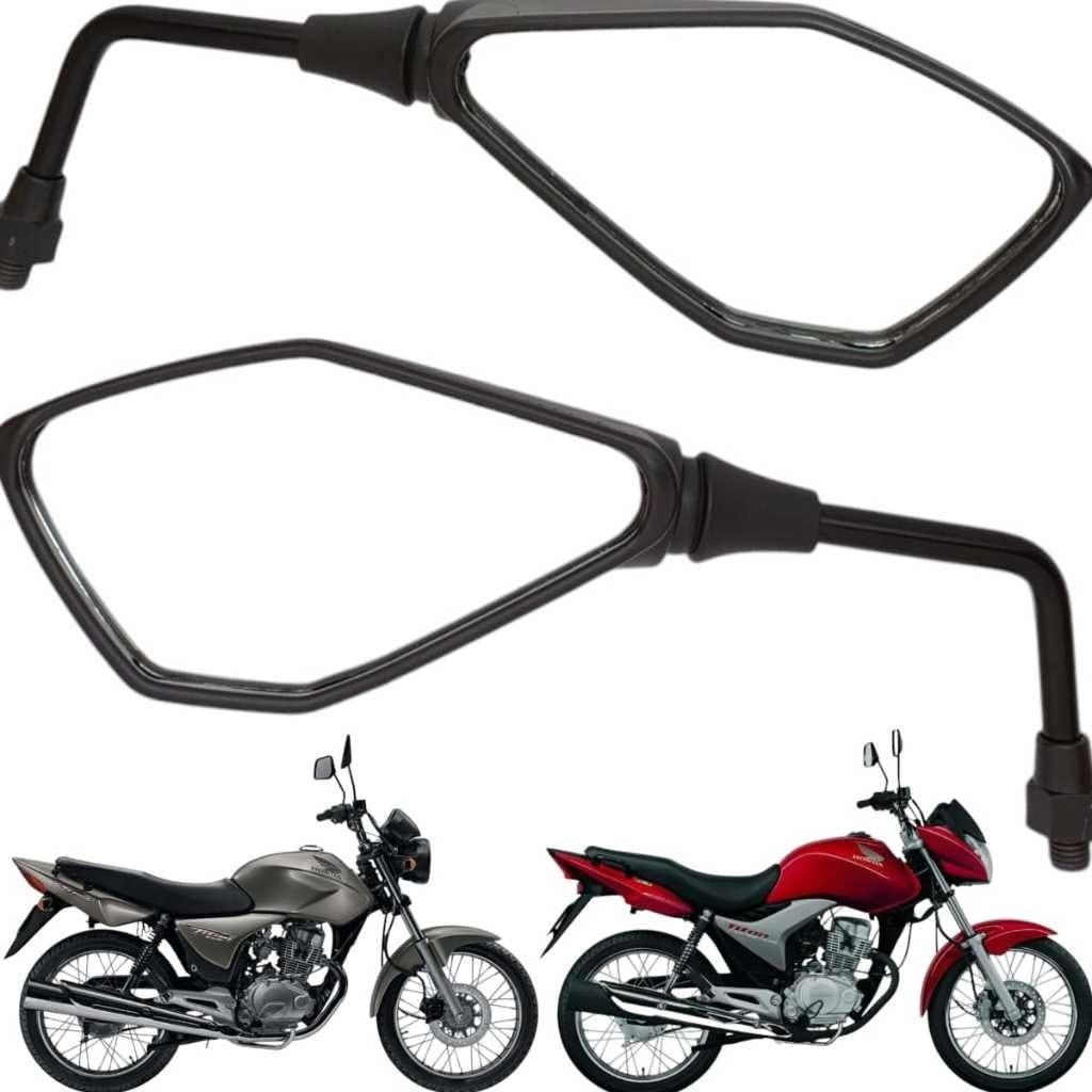 Retrovisor Mini Z400: Estilo e Segurança para Sua Honda ou Yamaha