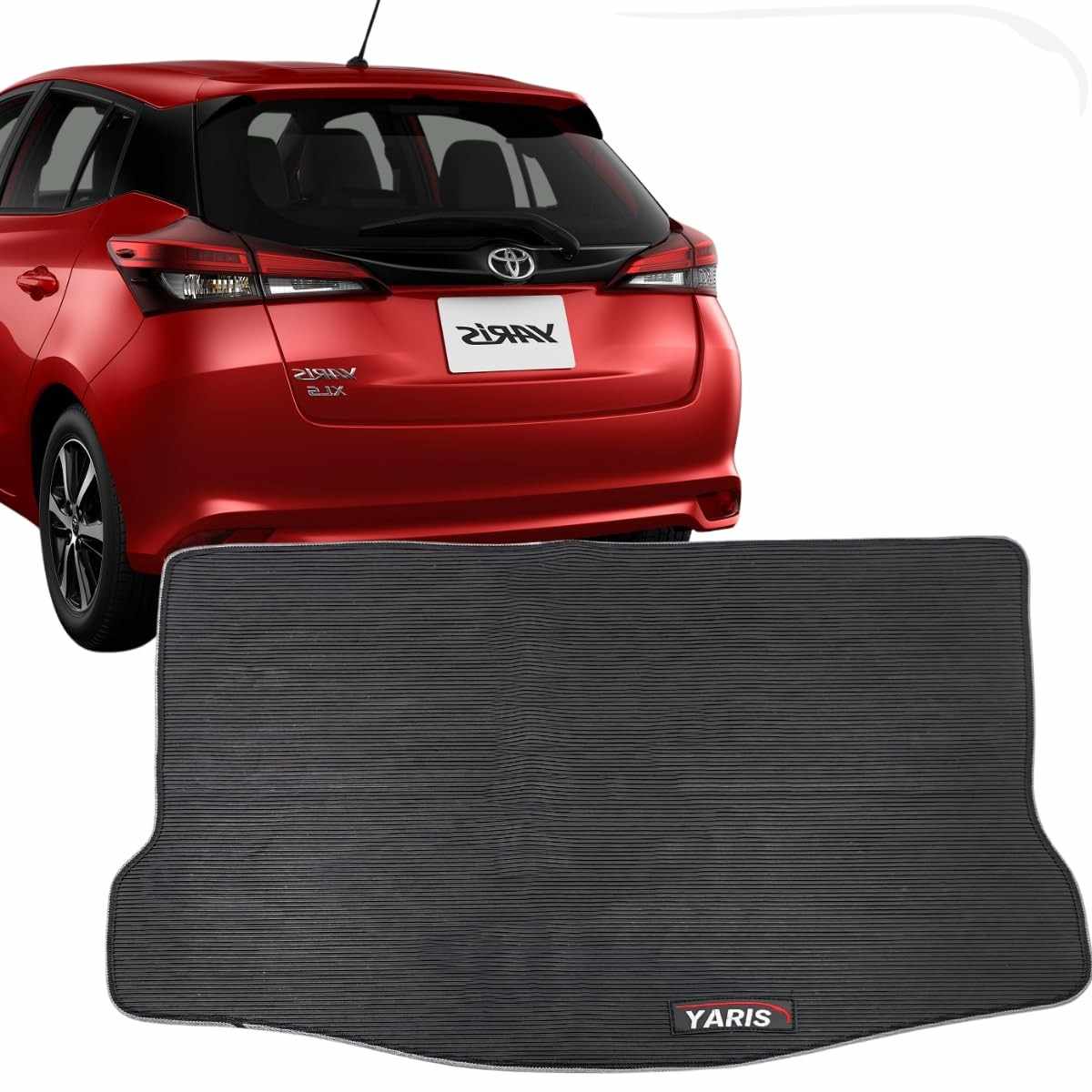 Tapete Porta Malas Emborrachado Yaris Hatch 2018-2025 | Proteção e Estilo Lanzi