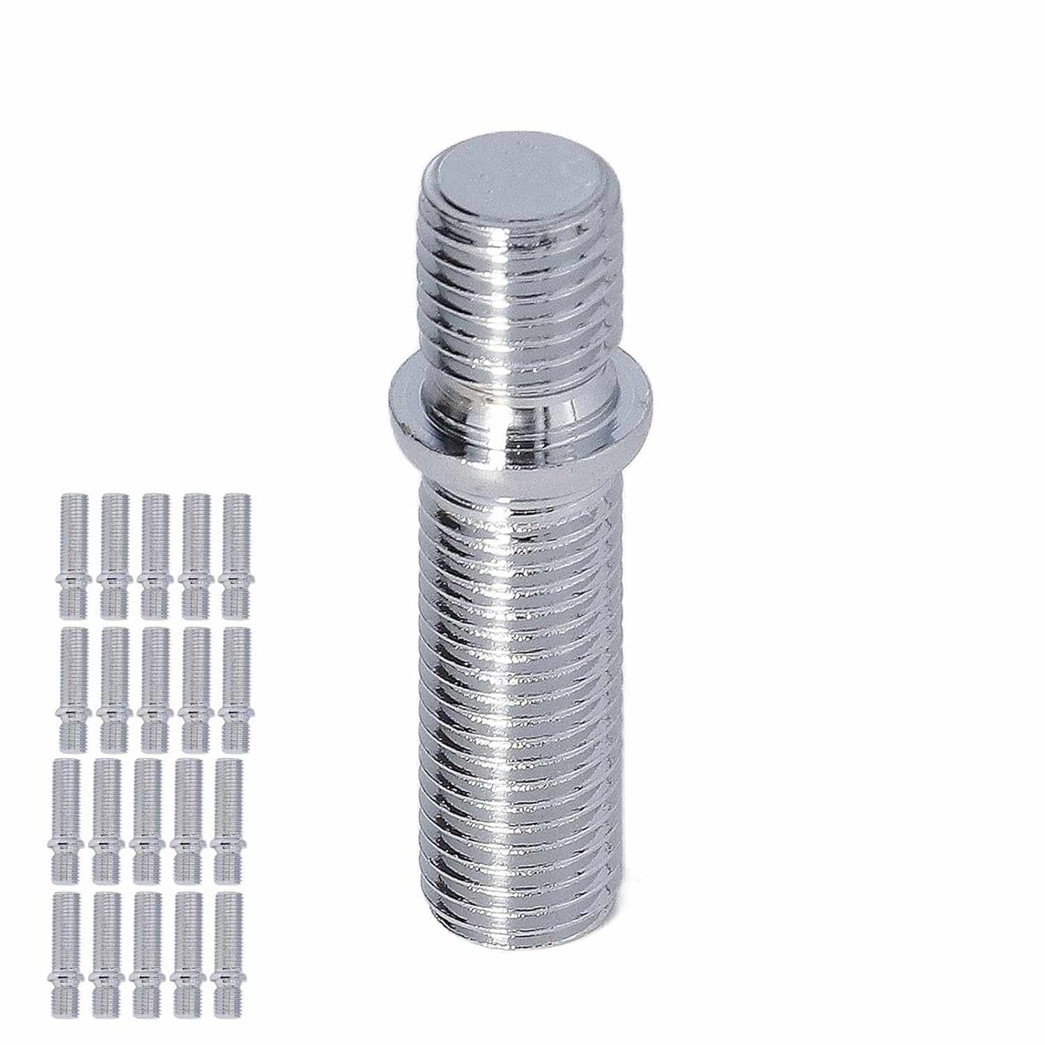 Adaptadores de Parafuso de Roda Estendidos Yctze 50mm para Mercedes-Benz (M12*1.25-M12*1.5) - Kit 20 Peças