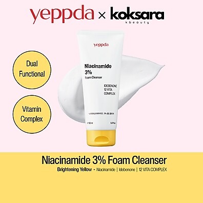 Yeppda Niacinamida 3%: Limpeza Facial Radiante