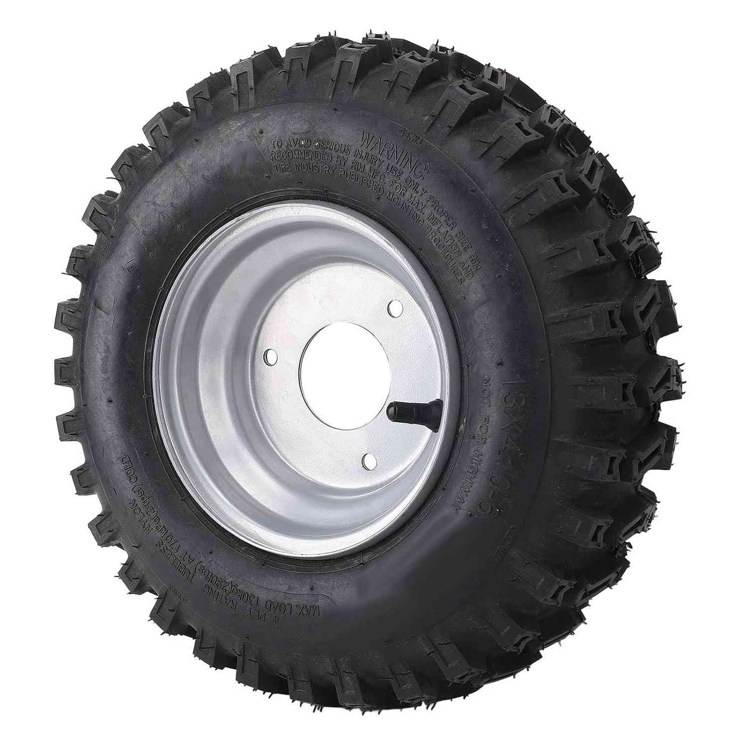 Pneu Ymiko ATV 13x4.1-6 com Aro Alumínio: Tração Off-Road Superior para Kart, Quadriciclo e Carrinho de Golfe