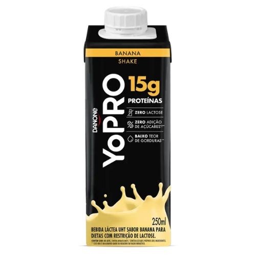 YoPRO Banana: 15g de Proteína e Zero Lactose!