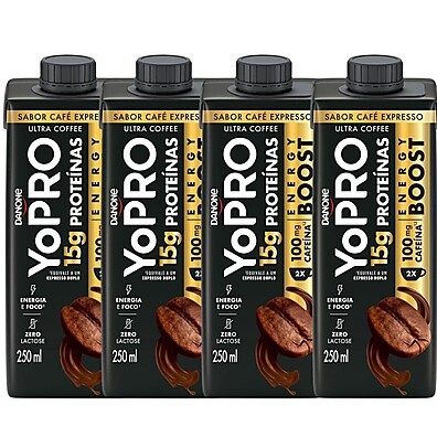 YoPRO Energy Boost: Proteína + Café para Mais Energia