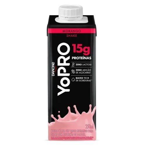 Yopro Proteína 250ml: Shake Morango para sua Rotina!