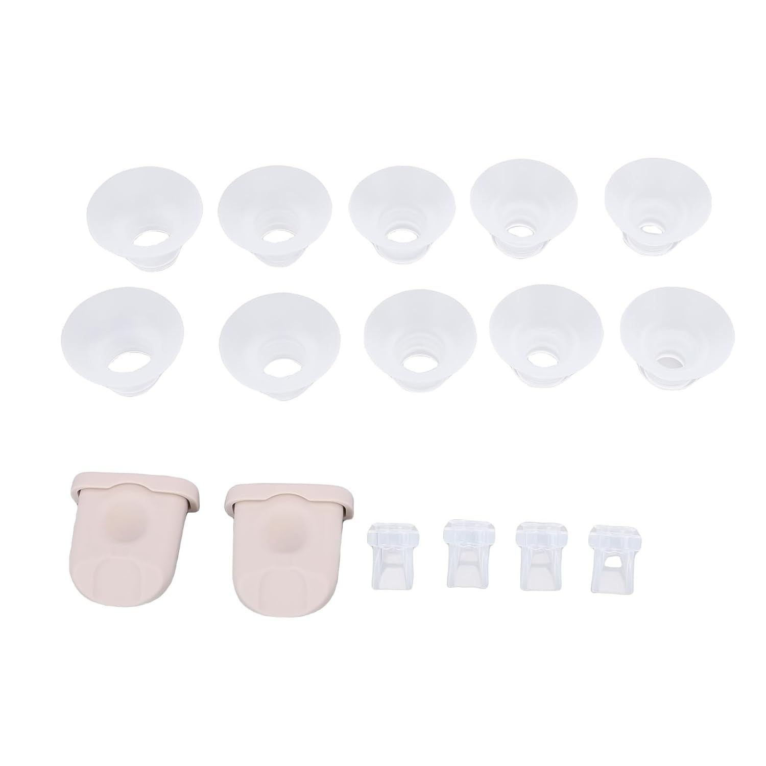 Flange de Válvula com Bico de Pato Youthink - Diâmetro 13mm a 21mm | Vedações de Silicone Premium para Bomba de Tirar Leite