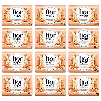 Ypê Flor de Baunilha e Amêndoas: 12 Sabonetes!
