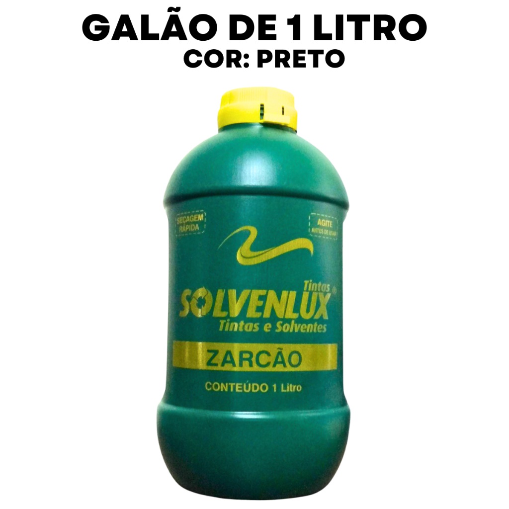 Zarcão Preto Solvenlux: Proteção e Acabamento Impecável
