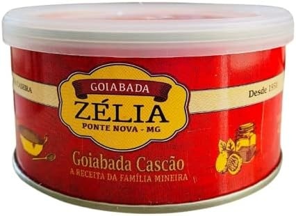 Goiabada Cascão Zélia Lata 400G, Doces Zélia (Embalagem pode variar)