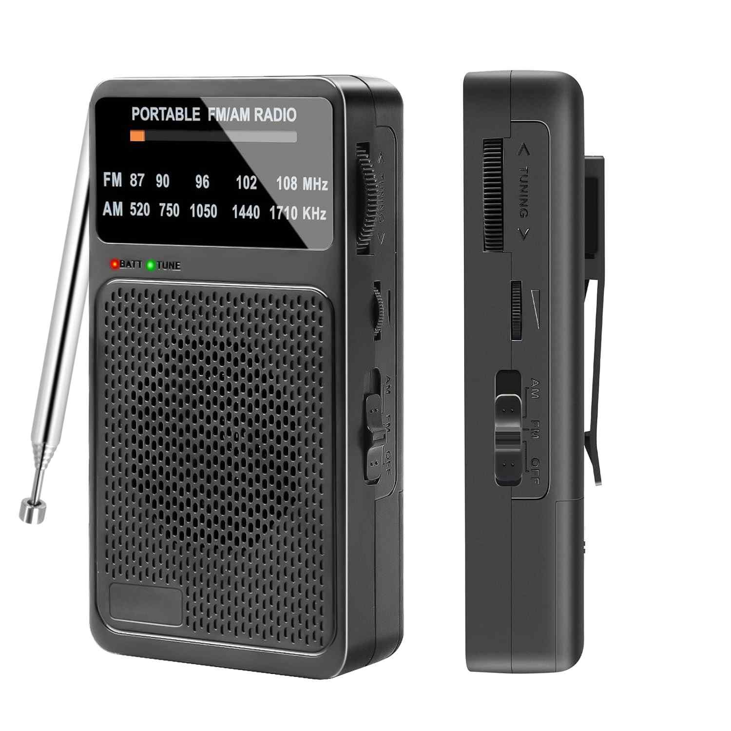 Rádio Portátil Zenkon AM/FM: Som Clássico e Mobilidade Total