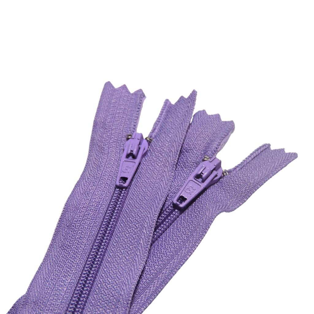 Zíper de Nylon 20cm – 10 Unidades para Costura e Artesanato