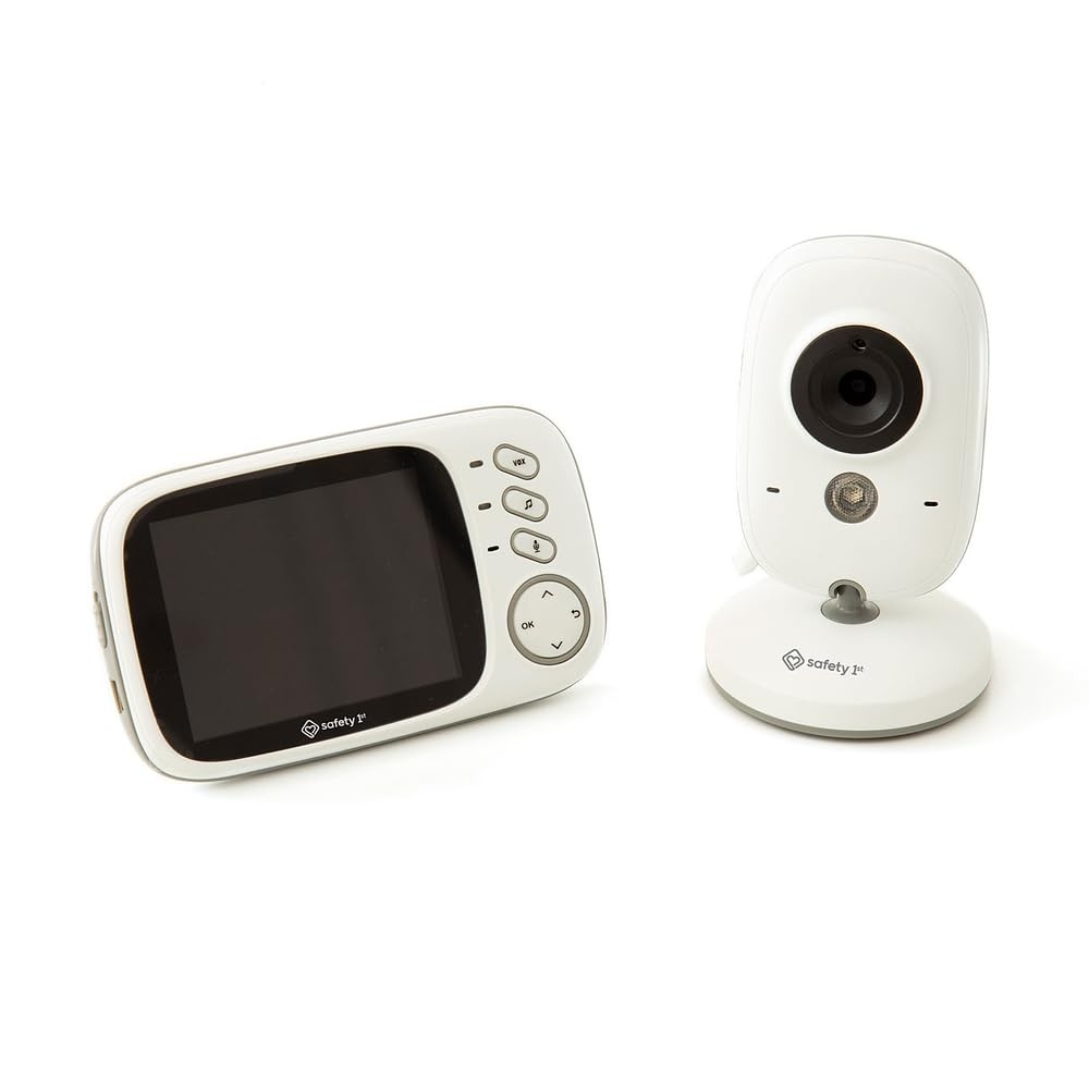 Safety 1st Babá Eletrônica Super Smart Vision - Monitor Wi-Fi com Zoom HD 3,2"