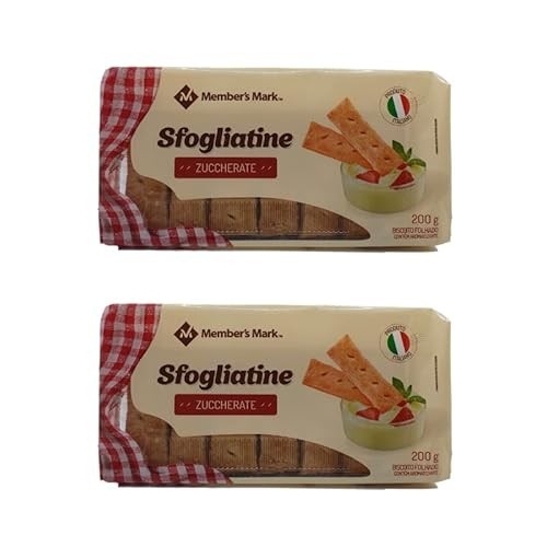 Kit 2 Biscoito Folhado Sfogliatine Zuccherate Italiano 200gr