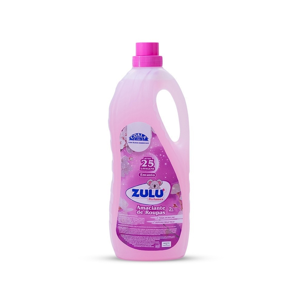 Zulu Encanto: Amaciante 2L para Roupas Macias e Perfumadas